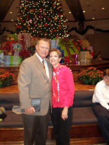 Tom and Cee Jay at Keith Moores church in Branson